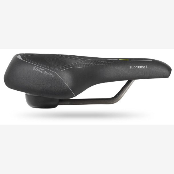 Saddle Selle Bassano Suprema 5zone EL Ladies with elastomere cushioning - black