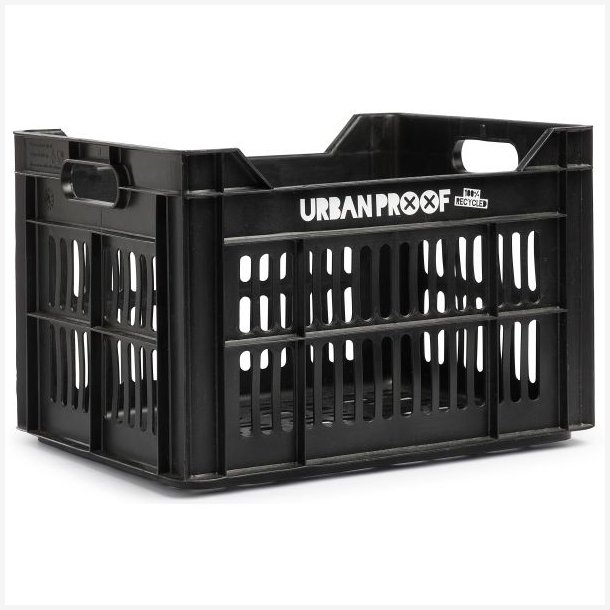 Recycled cykelkasse Urban Proof 30 liters - sort