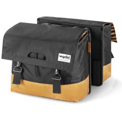 Dobbelt cykeltaske Recycled Urban Proof 40 liter - gr/gul