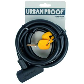 Spiral kabell�s Urban Proof �12mm x 150cm - sort