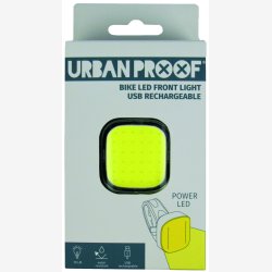 Forlygte LED Urban Proof High Power square - USB rechargeable