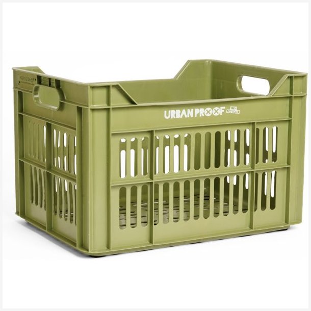 Recycled cykelkasse Urban Proof 30 liters - olive green