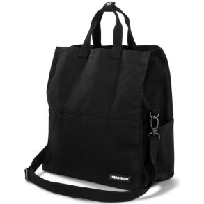 Cykeltaske Urban Proof City Tote Bag 22 liter 36 x 32 x 19cm, genanvedt materiale - sort