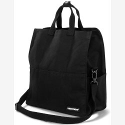 Cykeltaske Urban Proof City Tote Bag 22 liter 36 x 32 x 19cm, genanvedt materiale - sort