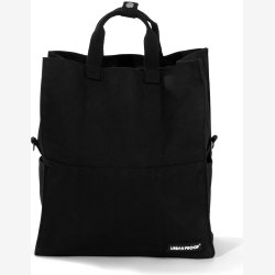 Cykeltaske Urban Proof City Tote Bag 22 liter 36 x 32 x 19cm, genanvedt materiale - sort