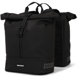 Bredygtig dobbelt cykeltaske Urban Proof Rolltop 38 liter 30 x 15 x 42 cm - sort