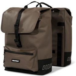 Miljrigtig dobbelt cykeltaske Urban Proof Cargo 38 liter 30 x 15 x 42 cm - brun