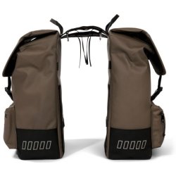 Miljrigtig dobbelt cykeltaske Urban Proof Cargo 38 liter 30 x 15 x 42 cm - brun