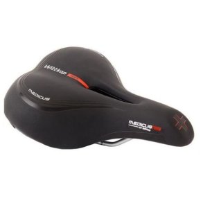Cykelsadel Wittkop Twin Medicus 3.0 gel City/Trekking - sort