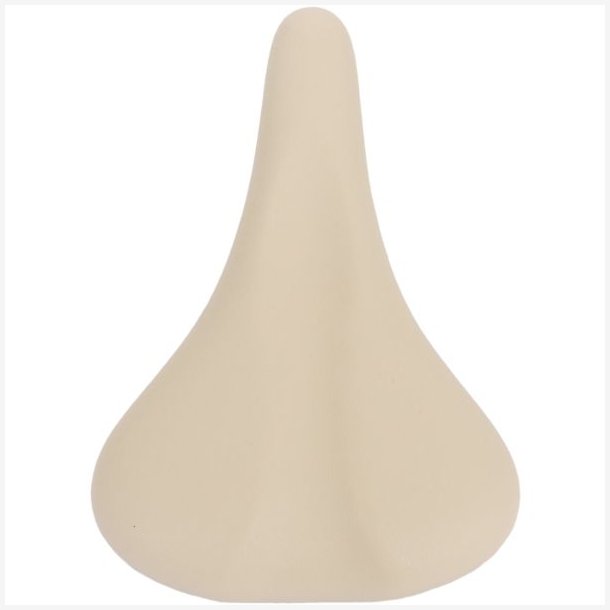 Cykelsadel til 20-26" brnecykel - creme hvid