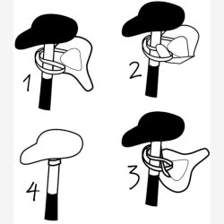 Sadelovertrk til cykel BikeCap What's Cooking