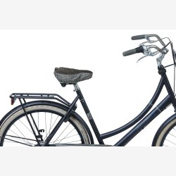 Cykelsadel cover Basil Bohme 28 x 23 x 1 cm - mrkegr, vandtt