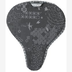 Cykelsadel cover Basil Bohme 28 x 23 x 1 cm - mrkegr, vandtt