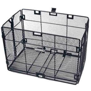 Cykelkurv foldbar Basil Catania 33 x 23 x 20 cm - sort