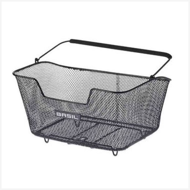 Cykelkurv til bagagebrer Basil Base M 43 x 30 x 23 cm - sort