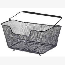 Cykelkurv til bagagebrer Basil Base M 43 x 30 x 23 cm - sort