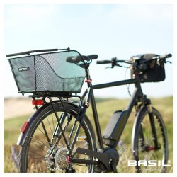 Cykelkurv for rear Basil Icon M Multi System 46 x 34 x 25 cm - black