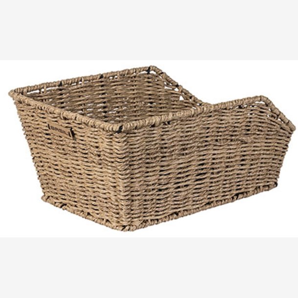 Cykelkurv for rear Basil Cento Rattan Look with WSL system 47 x 34 x 24 cm - seagrass