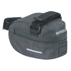 Sadeltaske S Basil Discovery 365D 0.5 liter 7 x 8 x 14 cm - sort melee