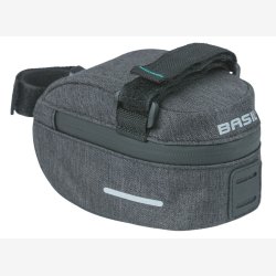 Sadeltaske S Basil Discovery 365D 0.5 liter 7 x 8 x 14 cm - sort melee