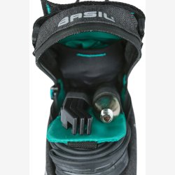 Sadeltaske S Basil Discovery 365D 0.5 liter 7 x 8 x 14 cm - sort melee