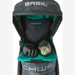 Sadeltaske M Basil Discovery 365D 1.0 liter 10 x 9 x 15 cm - sort melee