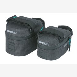 Sadeltaske M Basil Discovery 365D 1.0 liter 10 x 9 x 15 cm - sort melee