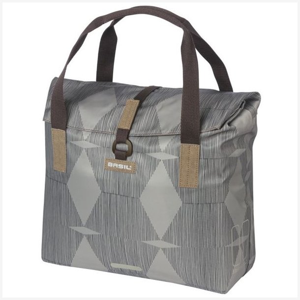 Cykeltaske Basil Elegance 20-26 liters 39 x 39 x 17 cm - chateau taupe