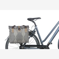 Cykeltaske Basil Elegance 20-26 liters 39 x 39 x 17 cm - chateau taupe