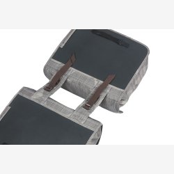 Dobbelt cykeltaske Basil Elegance 40-49 liter 40 x 38 x 16 cm - gr (chateau taupe)