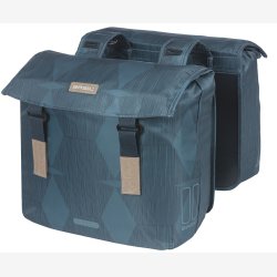 Dobbelt cykeltaske Basil Elegance 40-49 liter 40 x 38 x 16 cm - Estate bl