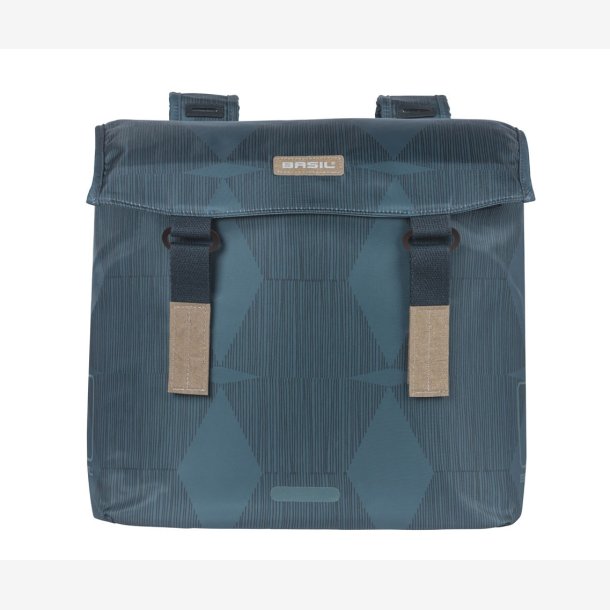 Double Cykeltaske Basil Elegance 40-49 liters 40 x 38 x 16 cm - estate blue