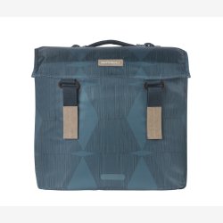 Double Cykeltaske Basil Elegance with MIK system 40-49 liters  42,5 x 38 x 16 cm - estate blue