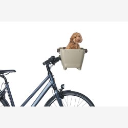 Hunde cykelkurv Basil Buddy KF 32 liter 45 x 32 x 22 cm - biscotti brun