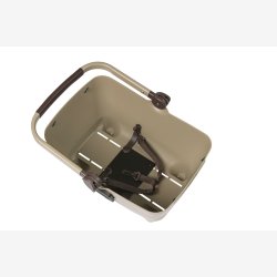 Hunde cykelkurv Basil Buddy KF 32 liter 45 x 32 x 22 cm - biscotti brun