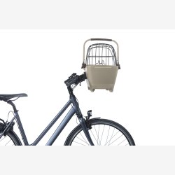 Hunde cykelkurv Basil Buddy KF 32 liter 45 x 32 x 22 cm - biscotti brun