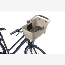 Hunde cykelkurv Basil Buddy KF 32 liter 45 x 32 x 22 cm - biscotti brun
