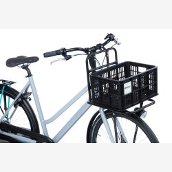 Recycled Cykelkasse Basil Crate S 17.5 liters 29 x 39 x 20 cm - black