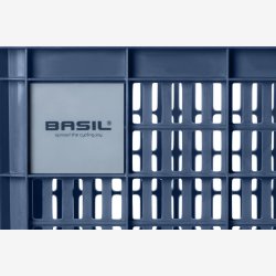 Recycled Cykelkasse Basil Crate S 17.5 liters 29 x 39 x 20 cm - bluestone