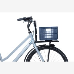 Recycled Cykelkasse Basil Crate S 17.5 liters 29 x 39 x 20 cm - bluestone
