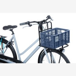 Recycled Cykelkasse Basil Crate S 17.5 liters 29 x 39 x 20 cm - bluestone