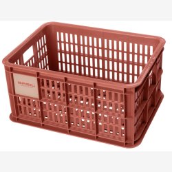 Recycled Cykelkasse Basil Crate S 17.5 liters 29 x 39 x 20 cm - terra red
