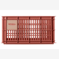 Recycled Cykelkasse Basil Crate S 17.5 liters 29 x 39 x 20 cm - terra red