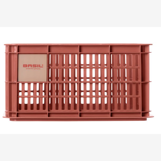 Recycled Cykelkasse Basil Crate S 17.5 liters 29 x 39 x 20 cm - terra red