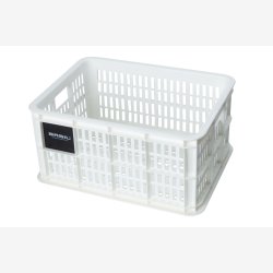 Recycled Cykelkasse Basil Crate S 17.5 liters 29 x 39 x 20 cm - bright white