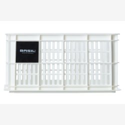 Recycled Cykelkasse Basil Crate S 17.5 liters 29 x 39 x 20 cm - bright white