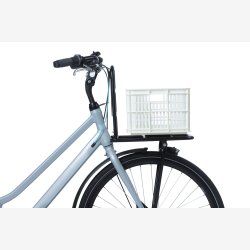 Recycled Cykelkasse Basil Crate S 17.5 liters 29 x 39 x 20 cm - bright white