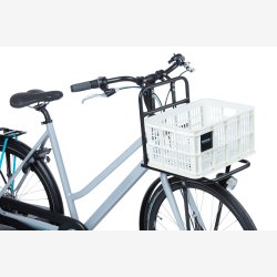 Recycled Cykelkasse Basil Crate S 17.5 liters 29 x 39 x 20 cm - bright white