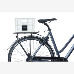 Recycled Cykelkasse Basil Crate S 17.5 liters 29 x 39 x 20 cm - bright white