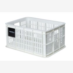 Recycled Cykelkasse Basil Crate S 17.5 liters 29 x 39 x 20 cm - bright white
